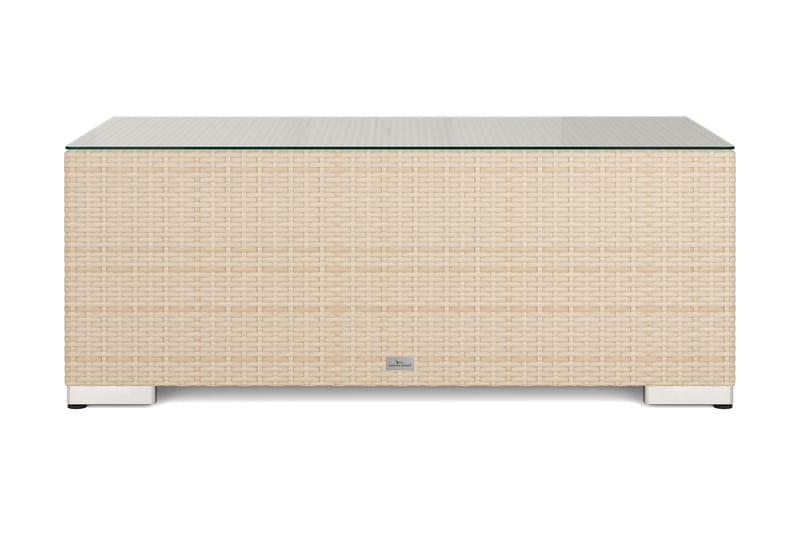 Bahamas Soffbord Utomhus 113x58 cm Konstrotting - Beige - Utemöbler - Trädgårdsbord & Utebord - Soffbord utomhus & loungebord