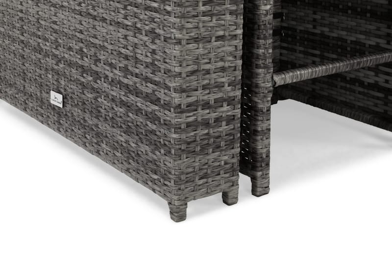 Bahamas Barset med 6 st Barstolar - Grå - Utemöbler - Trädgårdsbord & Utebord - Barbord utomhus