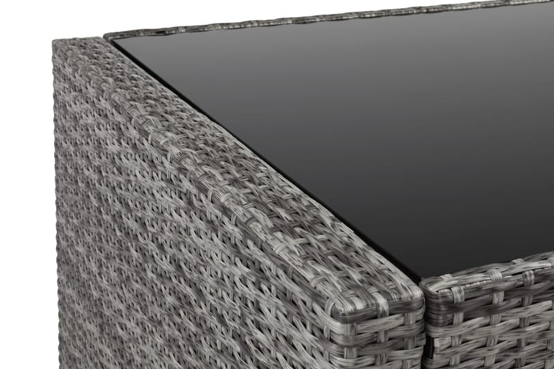 Bahamas Barset med 6 st Barstolar - Grå - Utemöbler - Trädgårdsbord & Utebord - Barbord utomhus