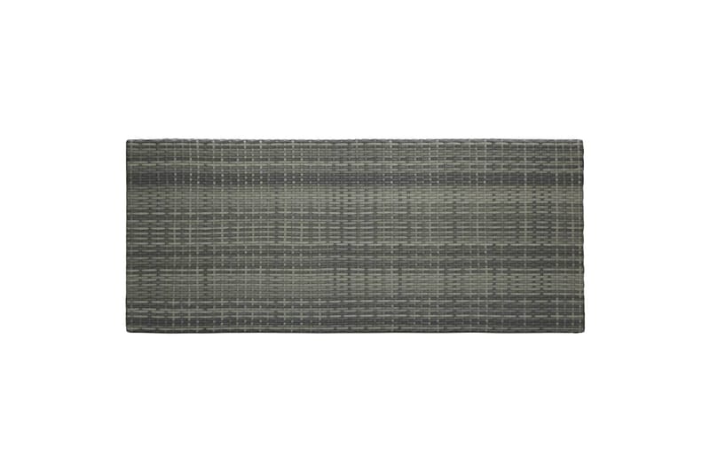 Barbord för trädgården grå 140,5x60,5x110,5 cm konstrotting - Grå - Utemöbler - Trädgårdsbord & Utebord - Barbord utomhus