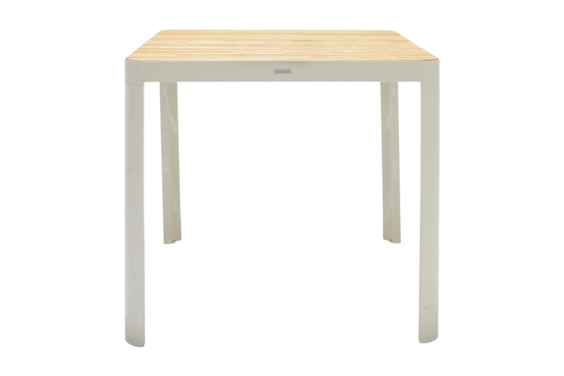 Portals Barbord Utomhus 95 cm - Vit/trä - Utemöbler - Trädgårdsbord & Utebord - Barbord utomhus