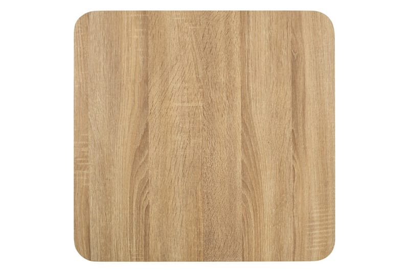 Bistrobord ljusbrun 50x50 cm MDF - Brun - Cafebord