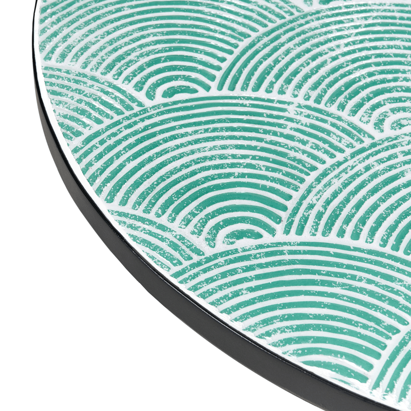 Bistrobord utomhus Anapo 60 cm Järn - Svart/Grön - Utemöbler - Trädgårdsbord & Utebord - Cafebord