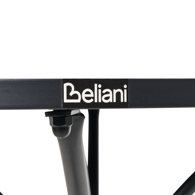 Bistrobord utomhus Artena 60 cm Terrazzoeffekt Järn - Svart/Vit - Utemöbler - Trädgårdsbord & Utebord - Cafebord