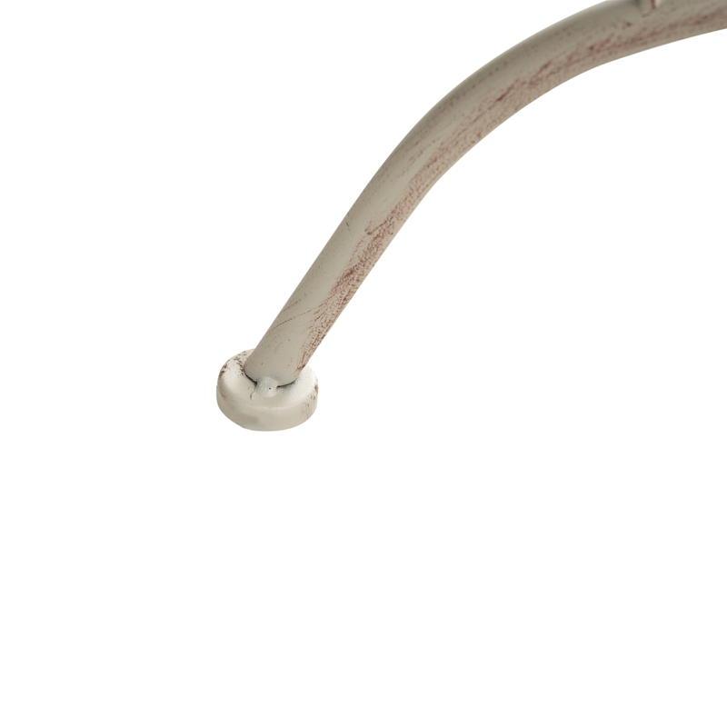 Bistrobord utomhus Coggia 80 cm Järn - Beige - Utemöbler - Trädgårdsbord & Utebord - Cafebord