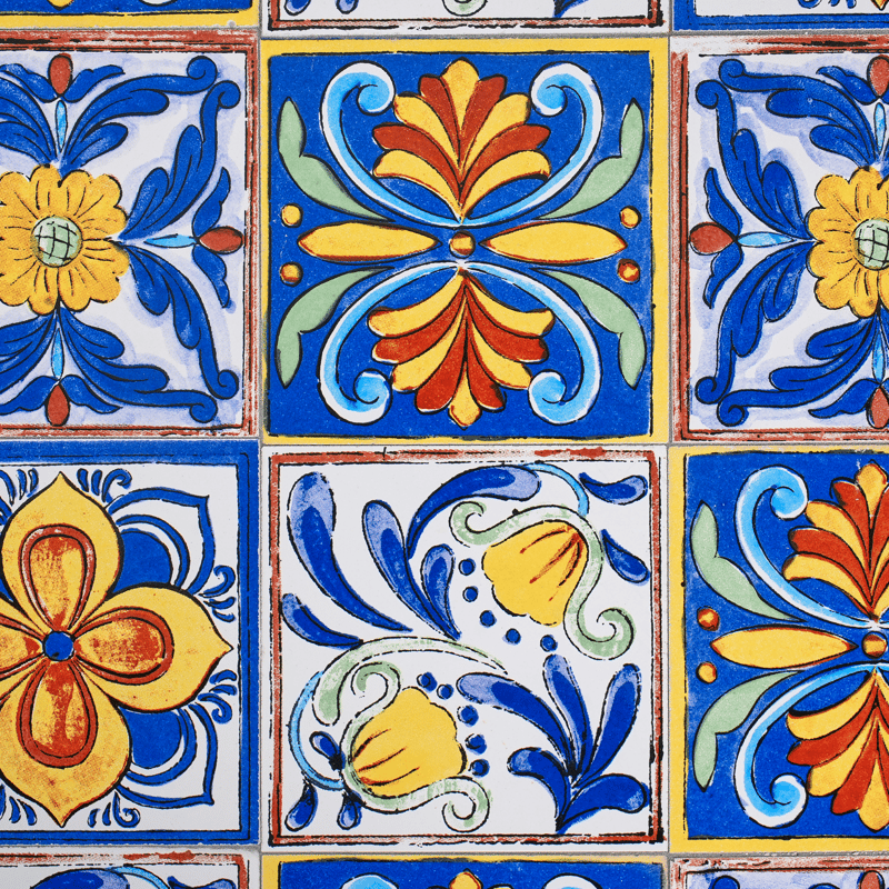 Bistrobord utomhus Coriano 60 cm Järn - Svart/Blå - Utemöbler - Trädgårdsbord & Utebord - Cafebord