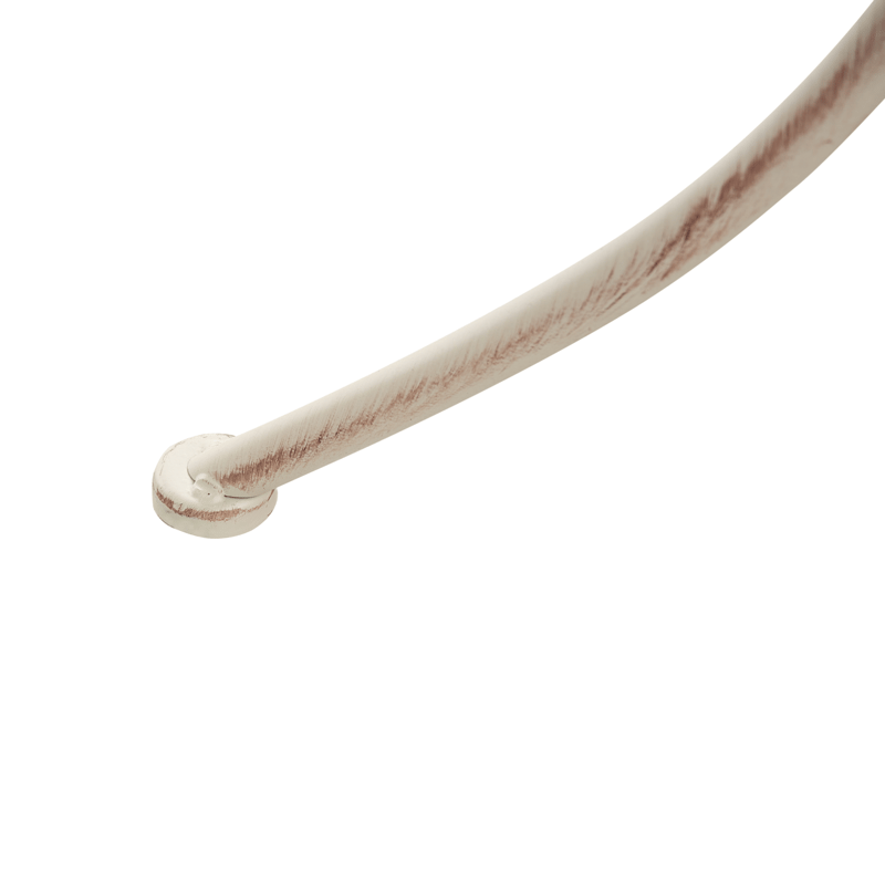 Bistrobord utomhus Juina 80 cm Järn - Beige - Utemöbler - Trädgårdsbord & Utebord - Cafebord