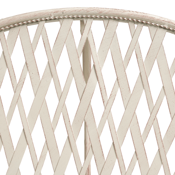 Bistrobord utomhus Yaviza 80 cm Järn - Beige - Utemöbler - Trädgårdsbord & Utebord - Cafebord