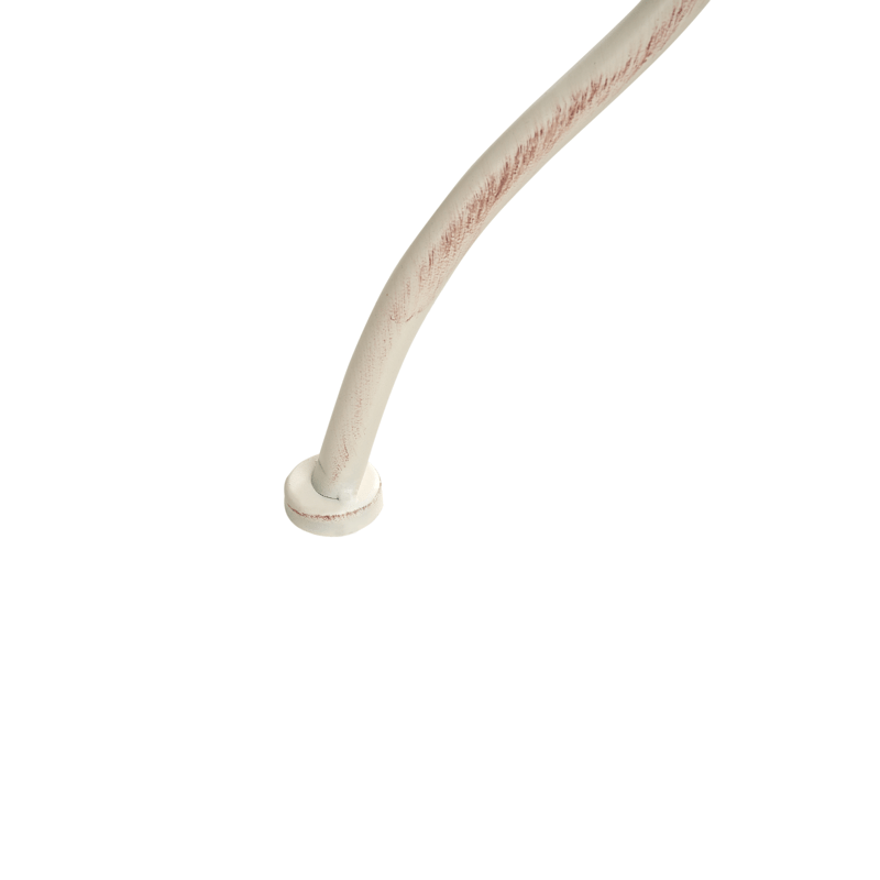 Bistrobord utomhus Yaviza 80 cm Järn - Beige - Utemöbler - Trädgårdsbord & Utebord - Cafebord