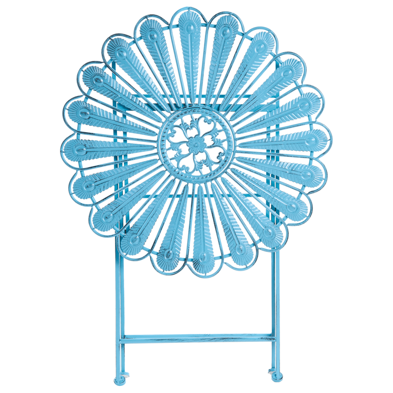 Bistrobord utomhus Pavia 71 cm Järn - Blå - Utemöbler - Trädgårdsbord & Utebord - Cafebord