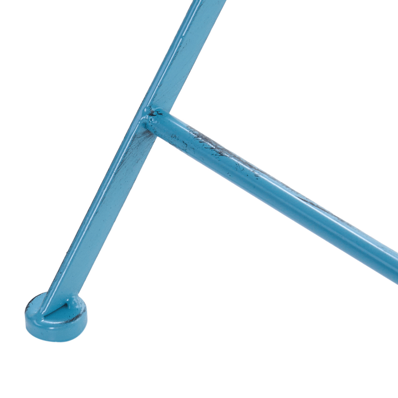 Bistrobord utomhus Pavia 71 cm Järn - Blå - Utemöbler - Trädgårdsbord & Utebord - Cafebord