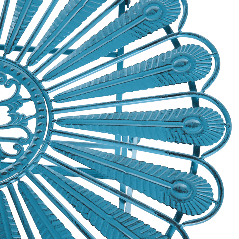 Bistrobord utomhus Pavia 71 cm Järn - Blå - Utemöbler - Trädgårdsbord & Utebord - Cafebord