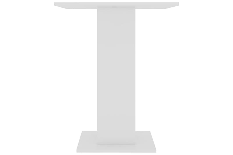 Bistrobord vit högglans 60x60x75 cm spånskiva - Vit - Cafebord