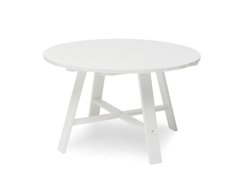 Bord Ø120 cm Hillerstorp Läckö, Vit