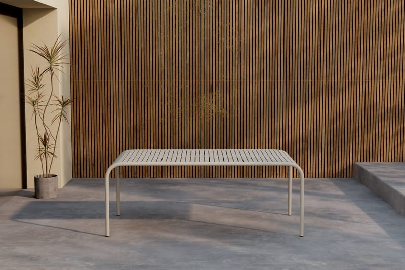 Borneo Matbord Utomhus 100x200 cm - Beige - Utemöbler - Trädgårdsbord & Utebord - Matbord ute