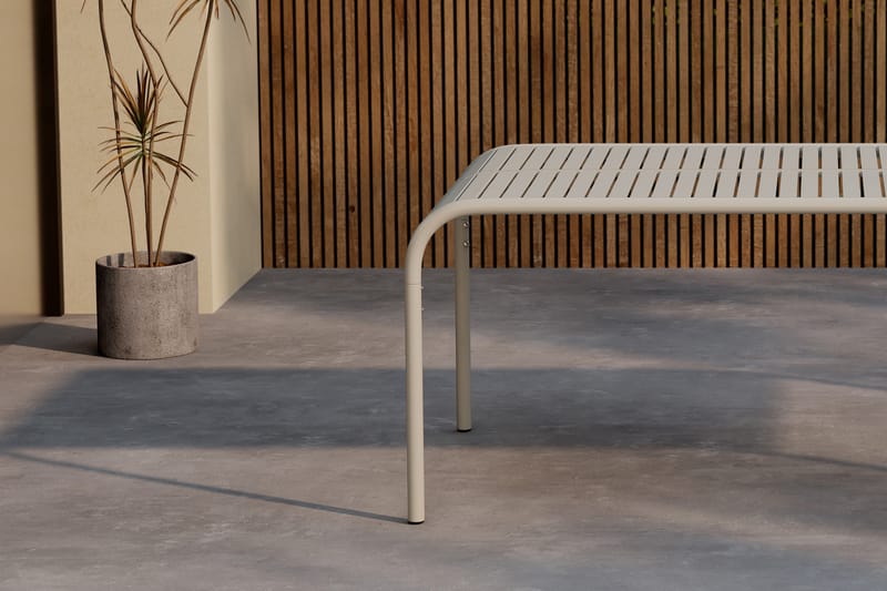Borneo Matbord Utomhus 100x200 cm - Beige - Utemöbler - Trädgårdsbord & Utebord - Matbord ute