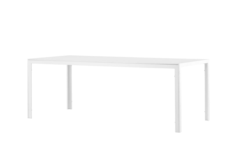 Break Matbord Utomhus 90x205 cm - Vit - Utemöbler - Trädgårdsbord & Utebord - Matbord ute