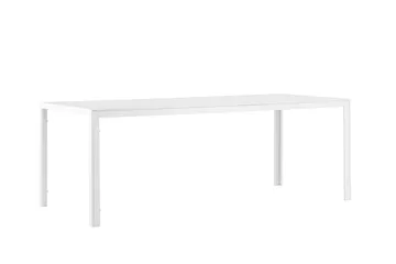 Break Matbord Utomhus 90x205 cm - Vit - Utemöbler - Trädgårdsbord & Utebord - Matbord ute