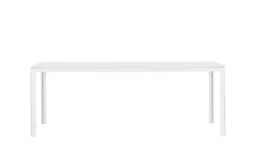 Break Matbord Utomhus 90x205 cm - Vit - Utemöbler - Trädgårdsbord & Utebord - Matbord ute