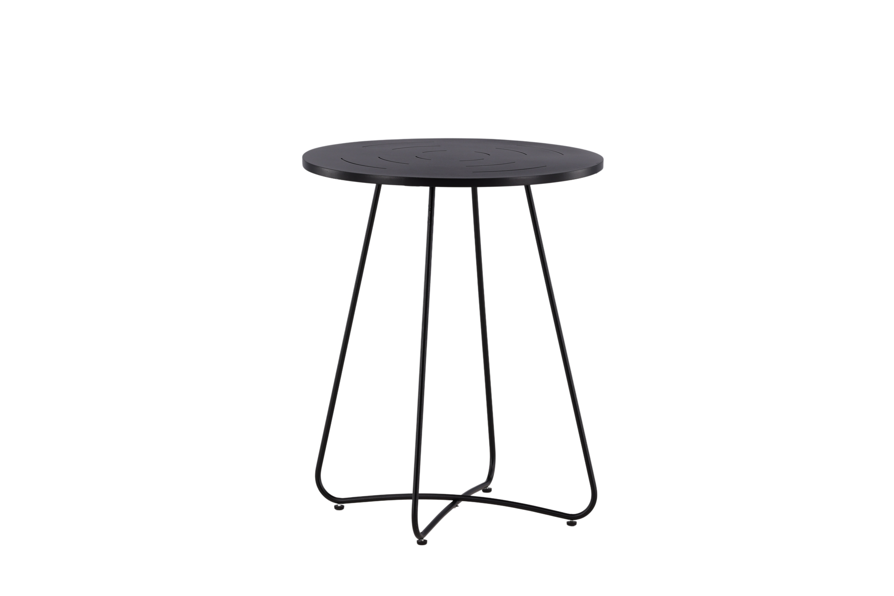 bacong cafébord 60 cm rund - svart