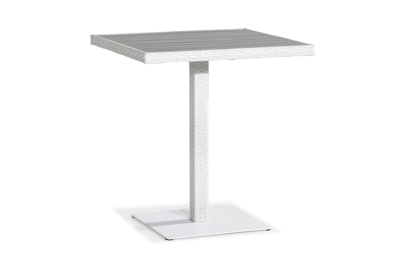 BAHAMAS Cafébord 70x70 Vit - Utemöbler - Trädgårdsbord & Utebord - Cafebord
