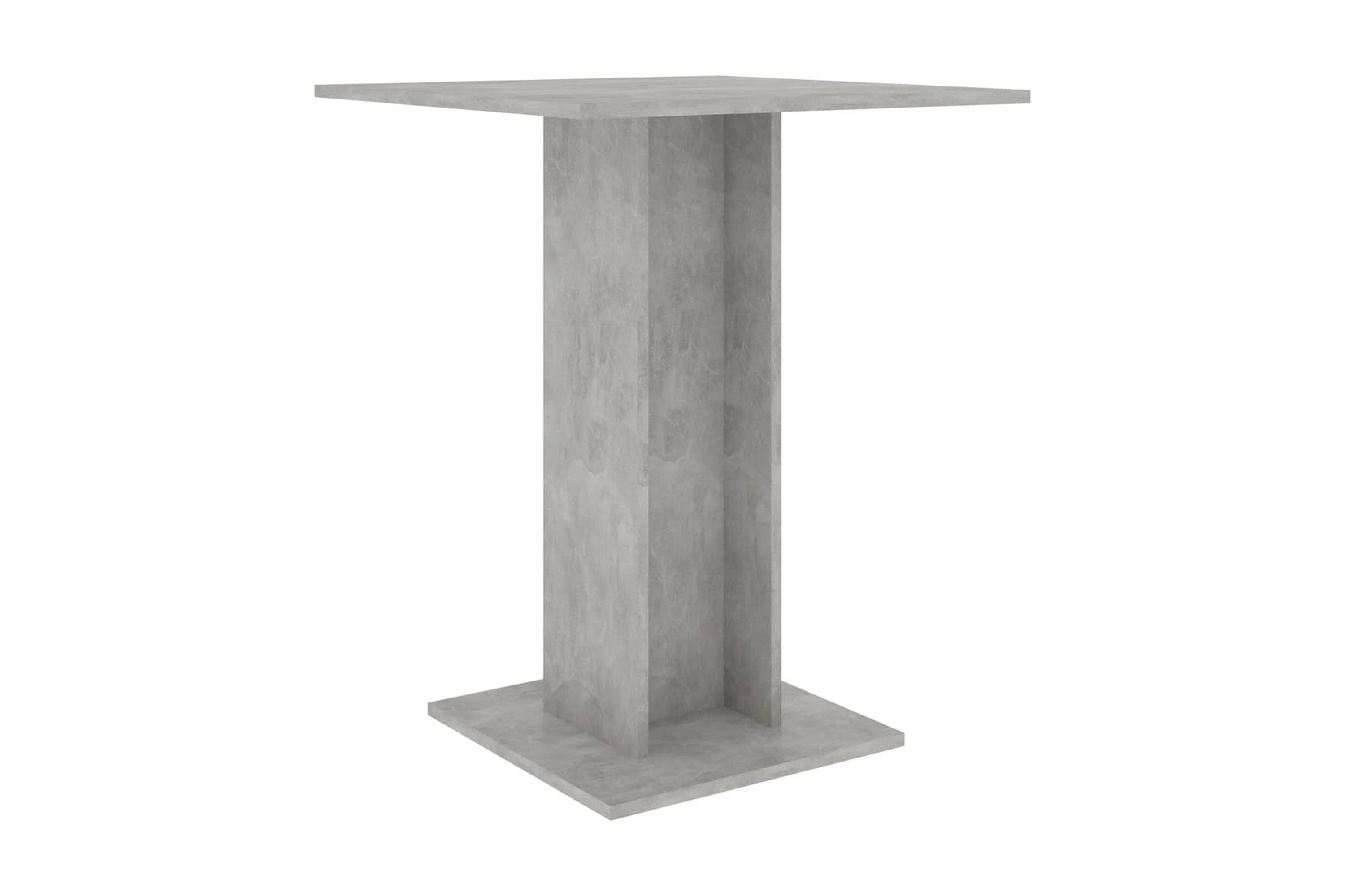 Bistrobord betonggrå 60x60x75 cm spånskiva – Grå