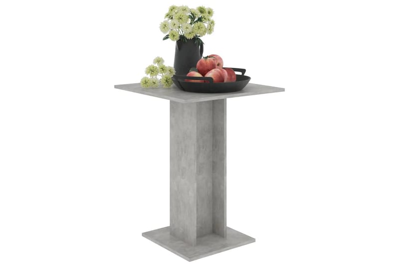 Bistrobord betonggrå 60x60x75 cm spånskiva - Grå - Utemöbler - Trädgårdsbord & Utebord - Cafebord