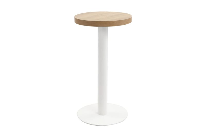Bistrobord ljusbrun 40 cm MDF - Brun - Utemöbler - Trädgårdsbord & Utebord - Cafebord