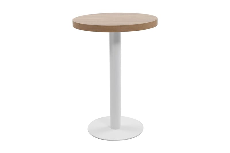 Bistrobord ljusbrun 60 cm MDF - Brun - Cafebord