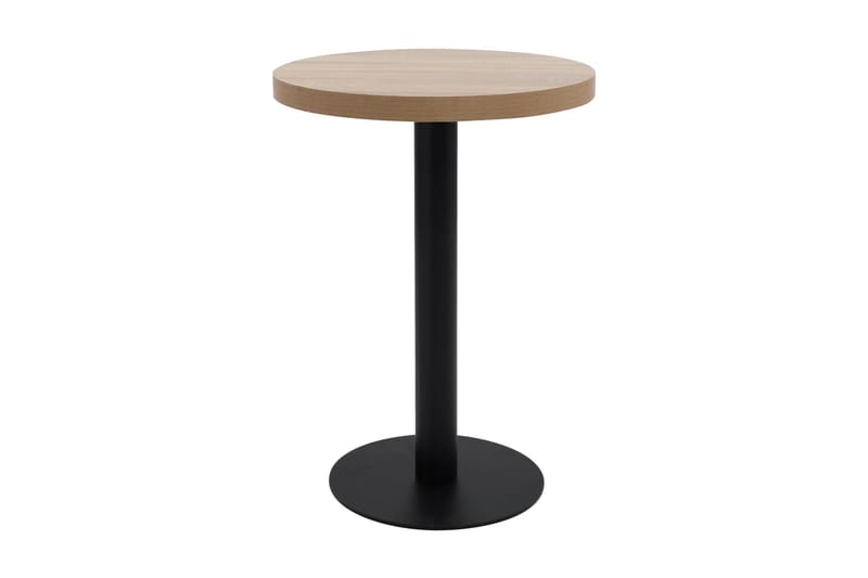 Bistrobord ljusbrun 60 cm MDF - Brun - Utemöbler - Trädgårdsbord & Utebord - Cafebord