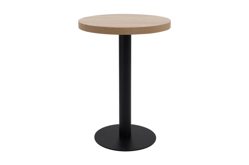 Bistrobord ljusbrun 60 cm MDF - Brun - Cafebord