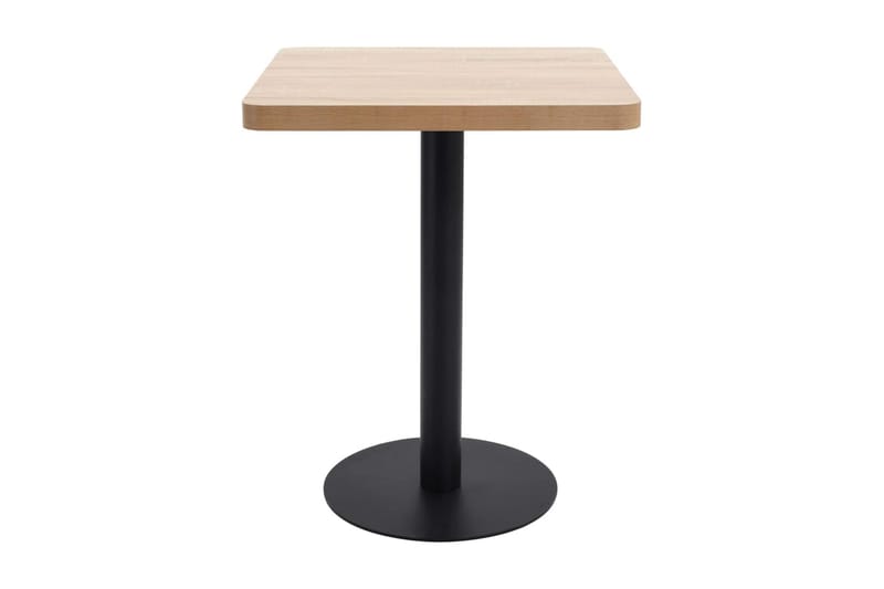 Bistrobord ljusbrun 60X60 cm MDF - Brun - Utemöbler - Trädgårdsbord & Utebord - Cafebord