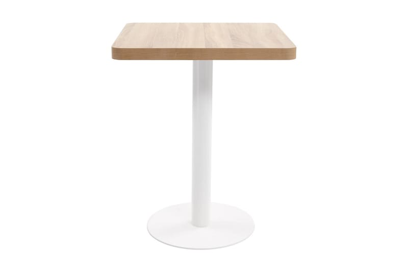 Bistrobord ljusbrun 60X60 cm MDF - Brun - Utemöbler - Trädgårdsbord & Utebord - Cafebord