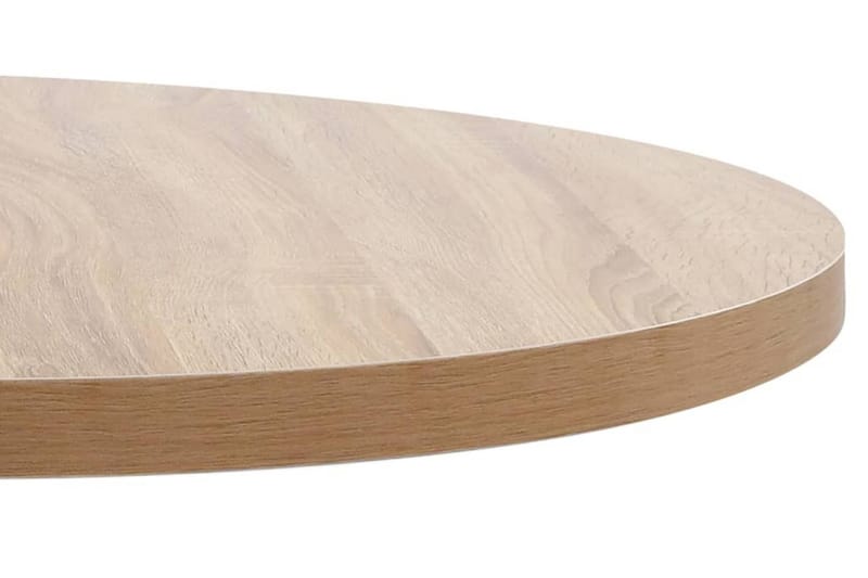 Bistrobord ljusbrun 80 cm MDF - Brun - Utemöbler - Trädgårdsbord & Utebord - Cafebord