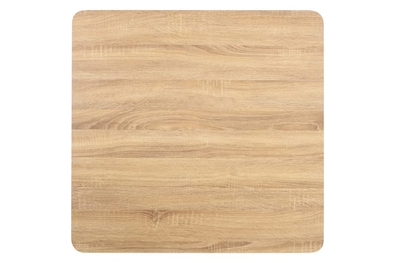 Bistrobord ljusbrun 80x80 cm MDF - Brun - Utemöbler - Trädgårdsbord & Utebord - Cafebord