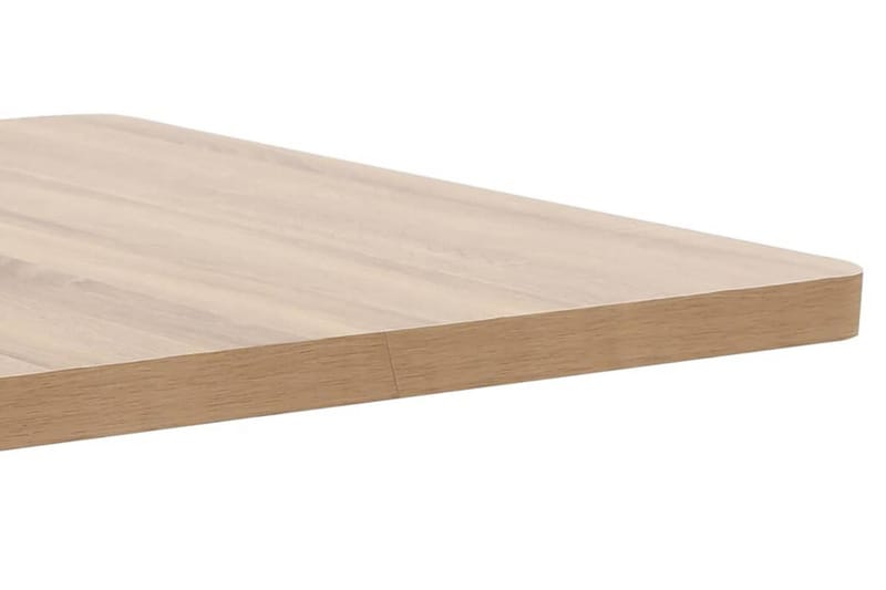 Bistrobord ljusbrun 80x80 cm MDF - Brun - Utemöbler - Trädgårdsbord & Utebord - Cafebord