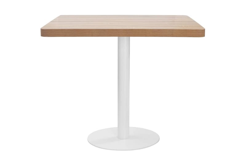 Bistrobord ljusbrun 80X80 cm MDF - Brun - Utemöbler - Trädgårdsbord & Utebord - Cafebord