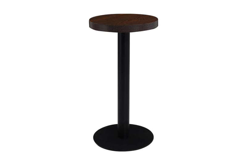 Bistrobord mörkbrun 40 cm MDF - Brun - Cafebord