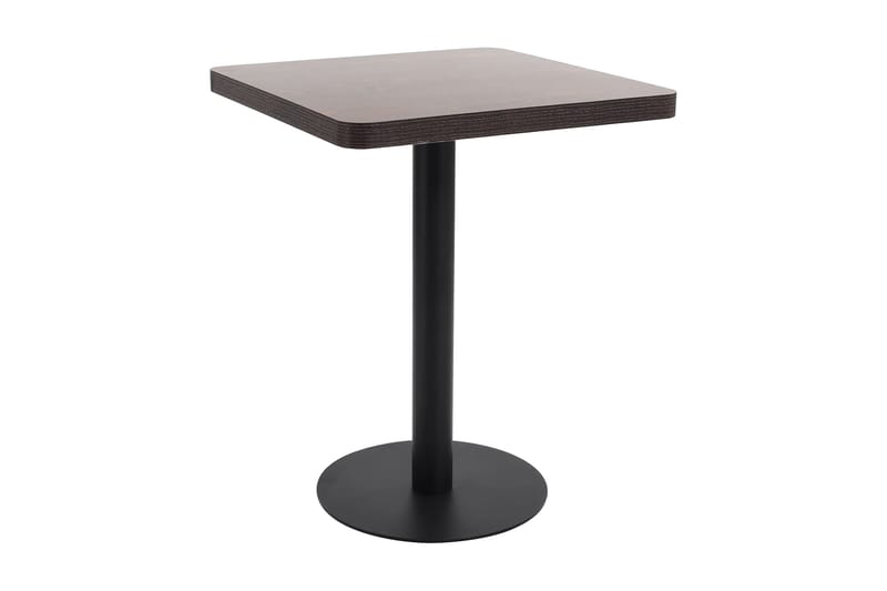 Bistrobord mörkbrun 60X60 cm MDF - Brun - Utemöbler - Trädgårdsbord & Utebord - Cafebord
