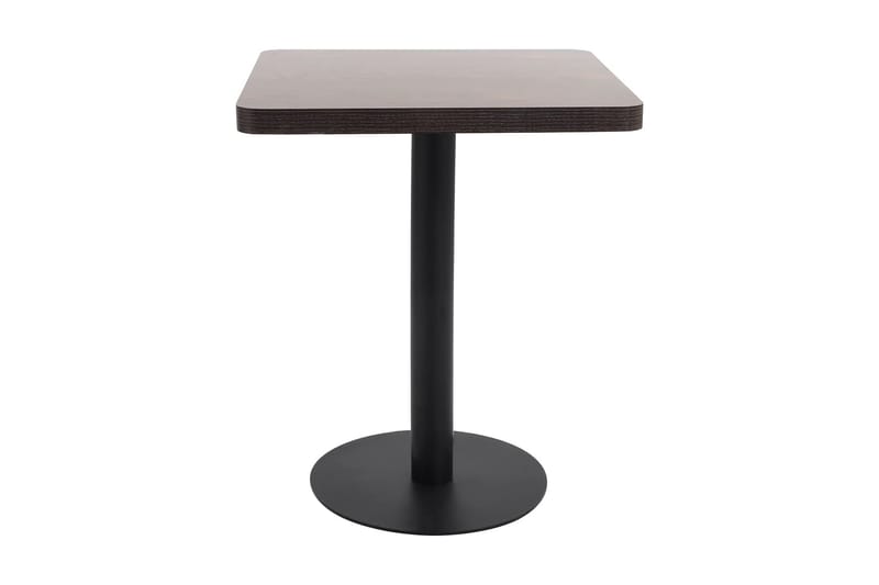 Bistrobord mörkbrun 60X60 cm MDF - Brun - Utemöbler - Trädgårdsbord & Utebord - Cafebord