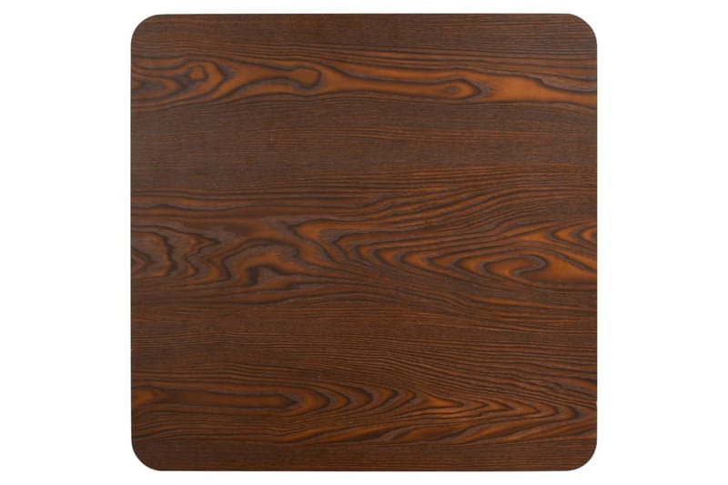 Bistrobord mörkbrun 60X60 cm MDF - Brun - Cafebord