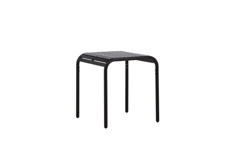 Borneo Cafébord och Kaffebord Utomhus 70 cm Aluminium - Svart - Utemöbler - Trädgårdsbord & Utebord - Cafebord