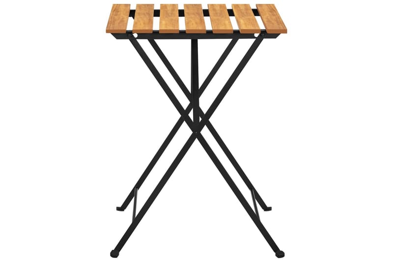 Cafébord 55x54x71 cm massivt akaciaträ - Brun - Utemöbler - Trädgårdsbord & Utebord - Cafebord