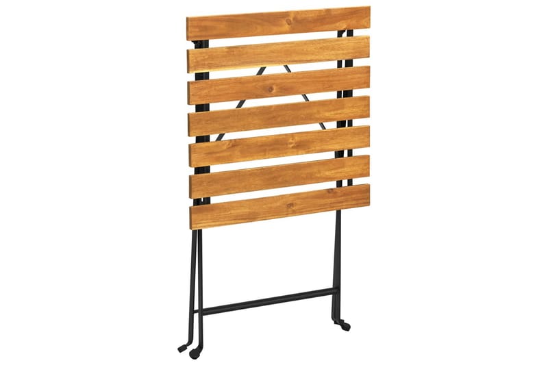 Cafébord 55x54x71 cm massivt akaciaträ - Brun - Utemöbler - Trädgårdsbord & Utebord - Cafebord