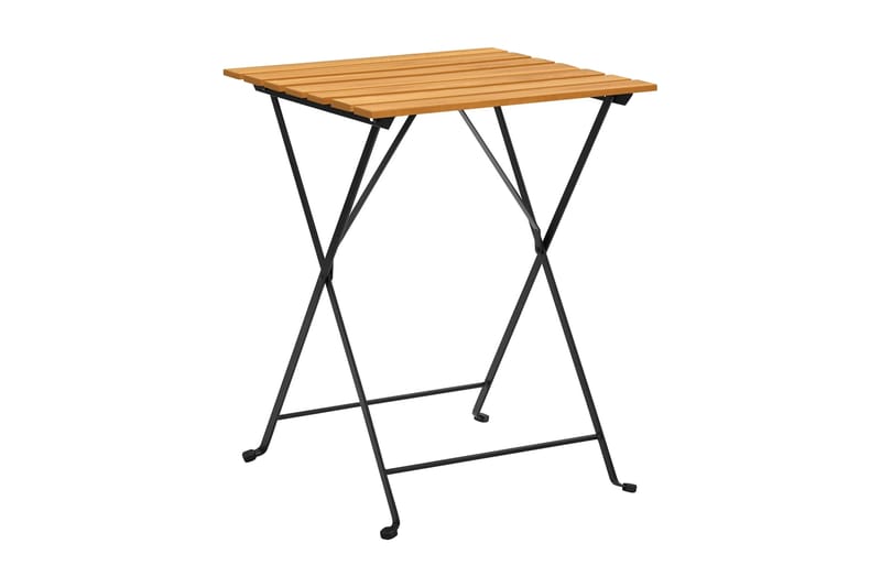 Cafébord 55x54x71 cm massivt akaciaträ - Brun - Utemöbler - Trädgårdsbord & Utebord - Cafebord