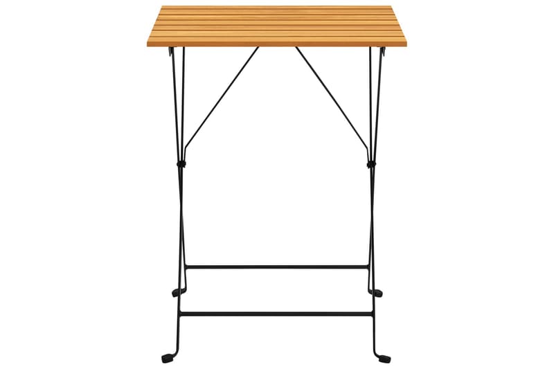 Cafébord 55x54x71 cm massivt akaciaträ - Brun - Utemöbler - Trädgårdsbord & Utebord - Cafebord