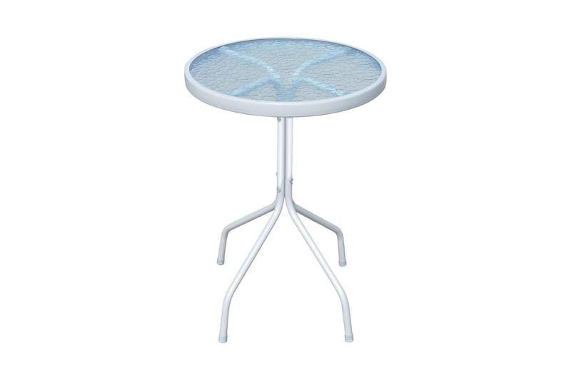 Cafébord grå 50x71 cm stål - Grå - Cafebord