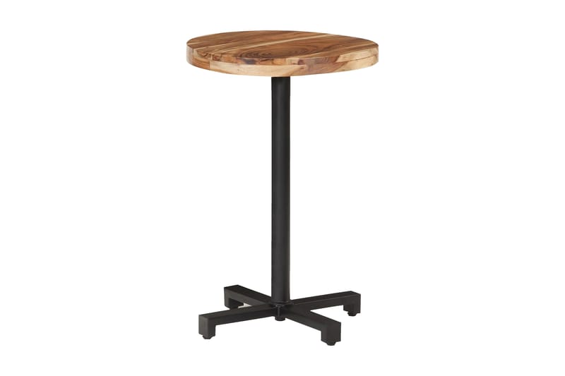 Cafébord runt Ã˜50x75 cm massivt akaciaträ - Brun - Cafebord