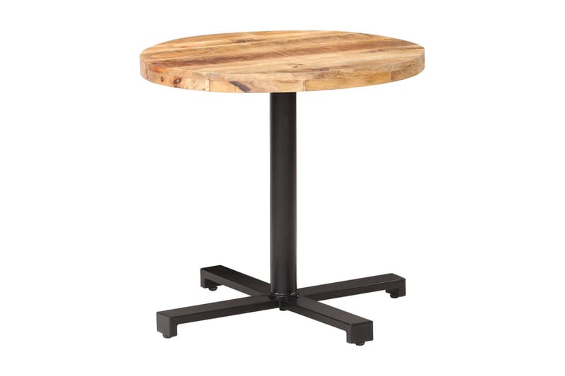 Cafébord runt Ã˜80x75 cm grovt mangoträ - Brun - Möbler - Matplats - Barmöbler - Barbord