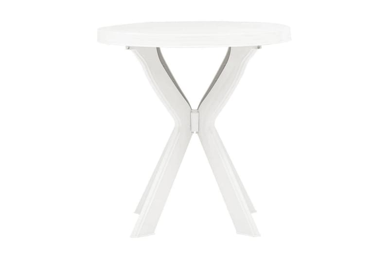Cafébord vit Ã˜70 cm plast - Vit - Utemöbler - Trädgårdsbord & Utebord - Cafebord